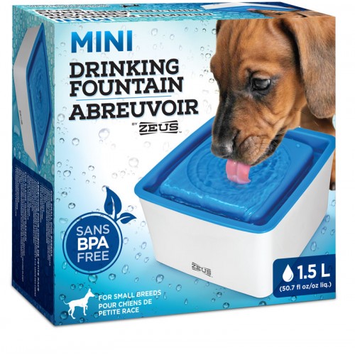 Bebedero Mini 1,5 litros para Perros Zeus