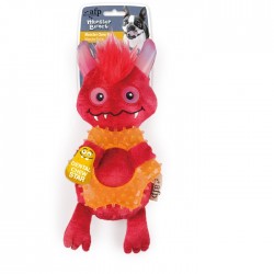 All For Paws Peluches Monstruosos Monster Bunch - Aro Rojo 24,5x10,5x6cm