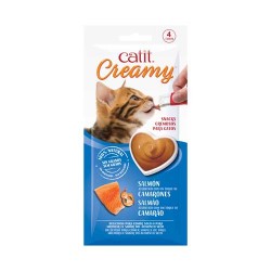 Catit Creamy de Salmón y Gambas - 4   und