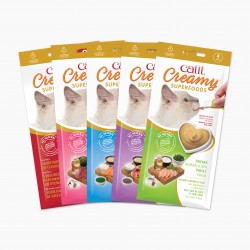 Catit Creamy con Superalimentos - Cordero con Quinoa y Chía