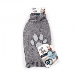 All For Paws Jersey Vintage Dog  - Huella Gris XS