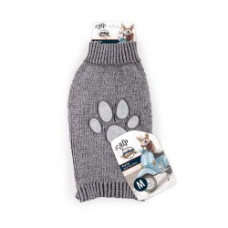 All For Paws Jersey Vintage Dog  - Huella Gris M