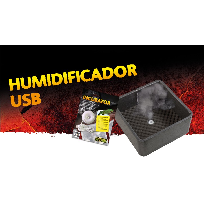 HUMIDIFICADOR USB EXO TERRA. Aumenta los niveles de humedad en el aire del  terrario.