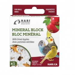 Bloque Mineral HARI para pájaros - Manzana 1pc