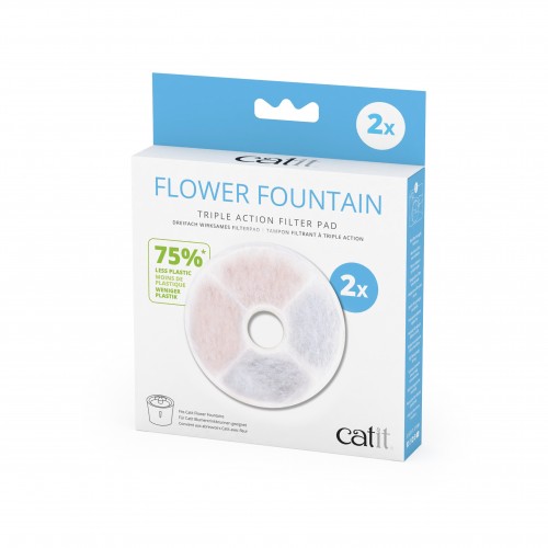 Filtros de Triple Acción para Flower Fountain Catit
